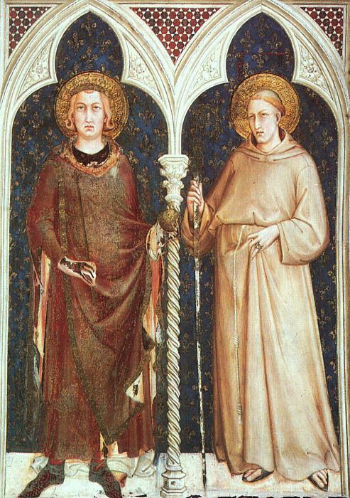 Simone Martini St Louis of France and St Louis of Toulouse Spain oil painting art